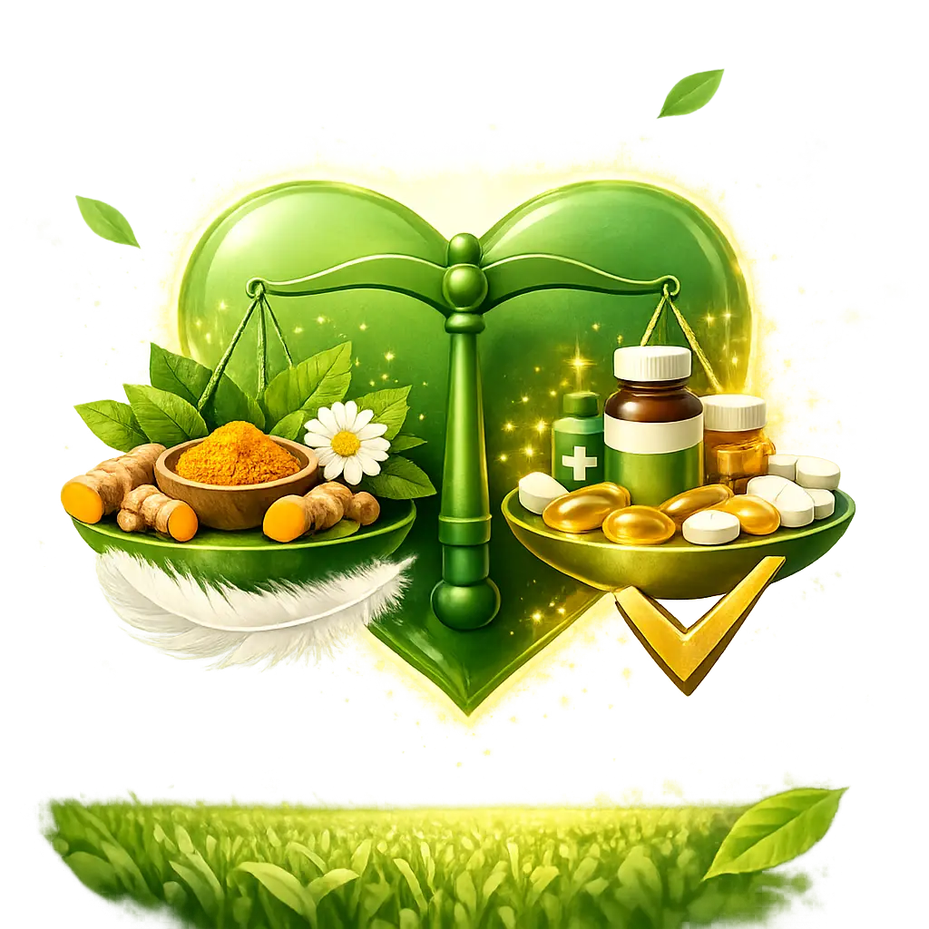 죄책감을 덜어주는 천연 원료와 기능성 영양 성분이 강조된 식품 패키지 그래픽 이미지