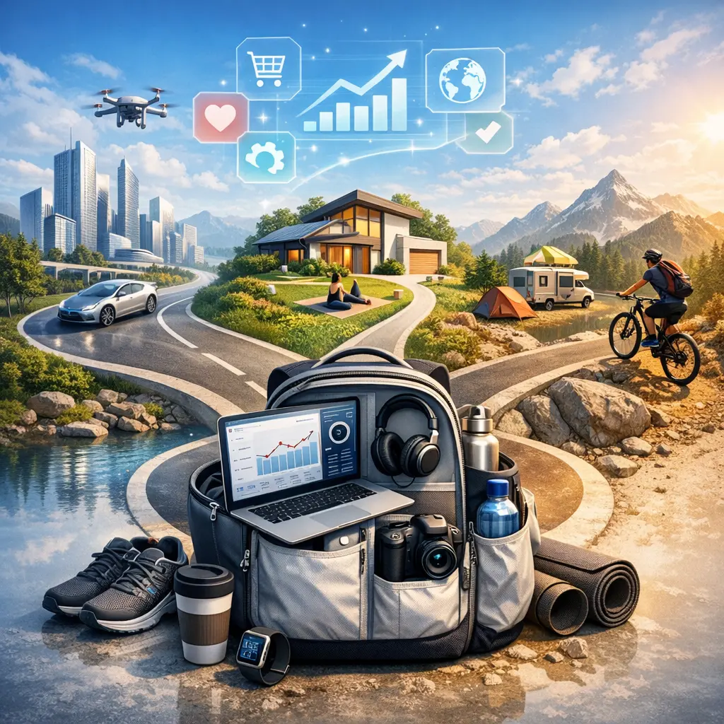 실용적 기능미와 현대적 감각이 조화된 2026년 다목적 라이프스타일 마케팅 비주얼