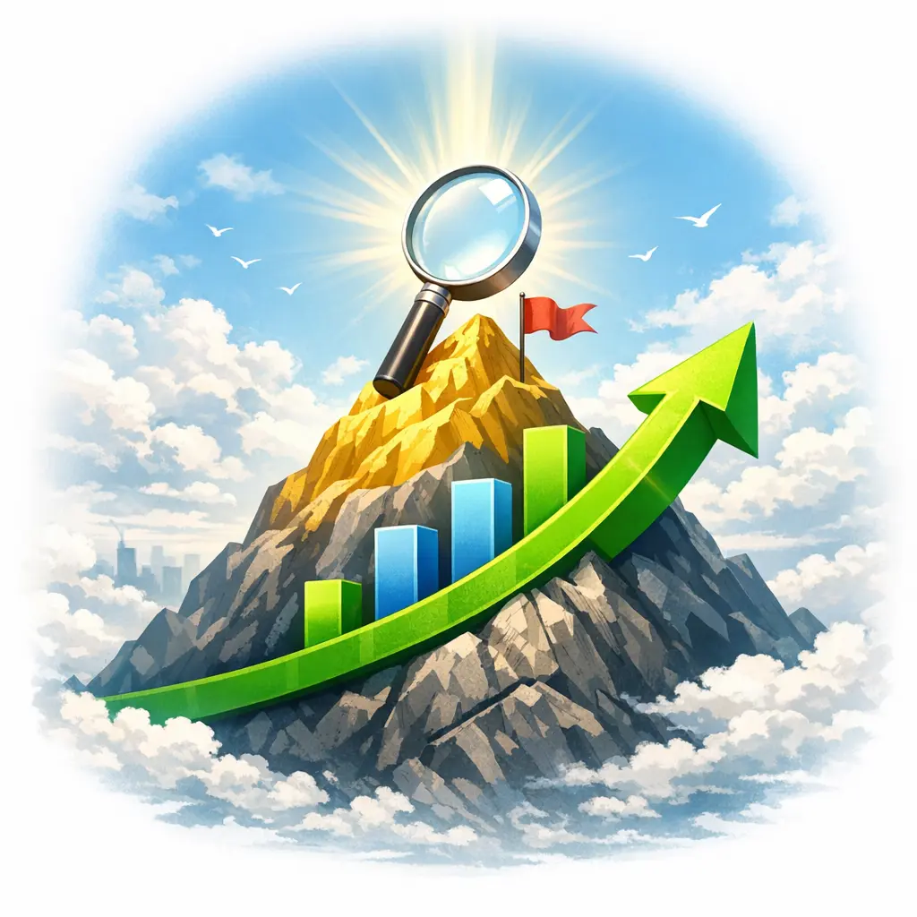 권위도 확보 이후 검색 점유율 상승 추이를 시각화한 데이터 차트