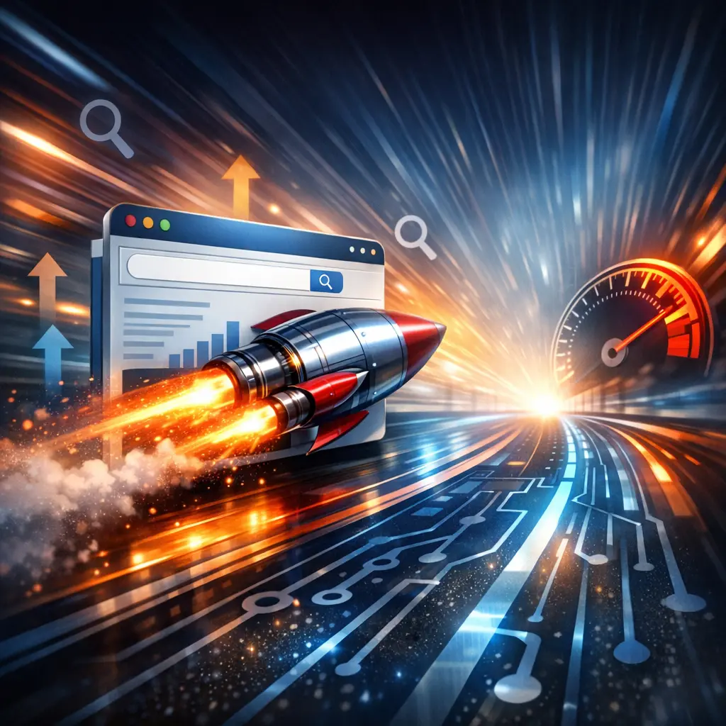 검색 노출 경쟁력을 높이는 웹사이트 응답 속도 가속화 이미지